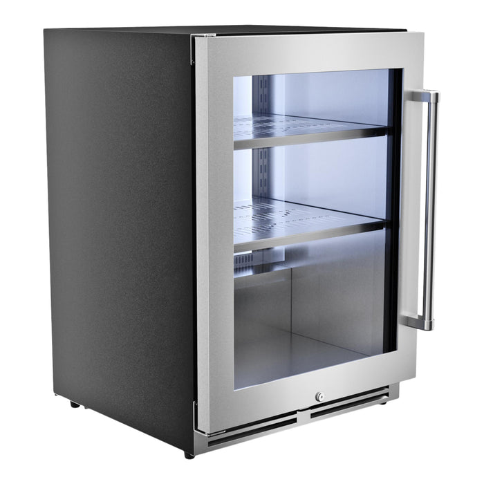 Thor Kitchen  24-Inch Stainless Steel Beverage Center with Left Hinge