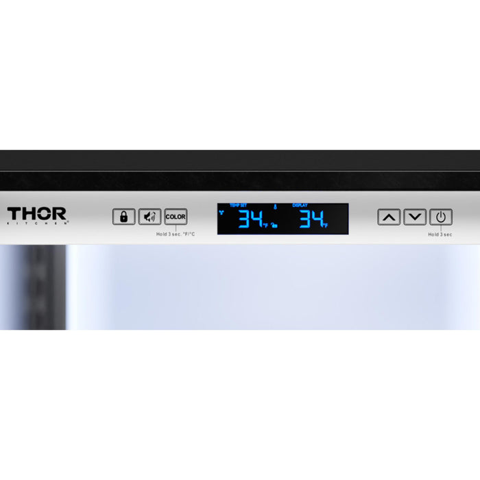 Thor Kitchen  24-Inch Stainless Steel Beverage Center with Left Hinge