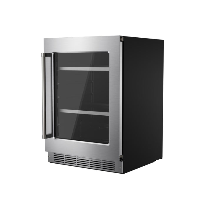 Thor Kitchen 24 Inch Professional Indoor Undercounter Beverage Cooler Stainless Steel