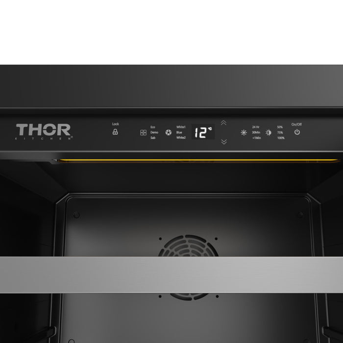 Thor Kitchen 24 Inch Professional Indoor Undercounter Beverage Cooler Stainless Steel