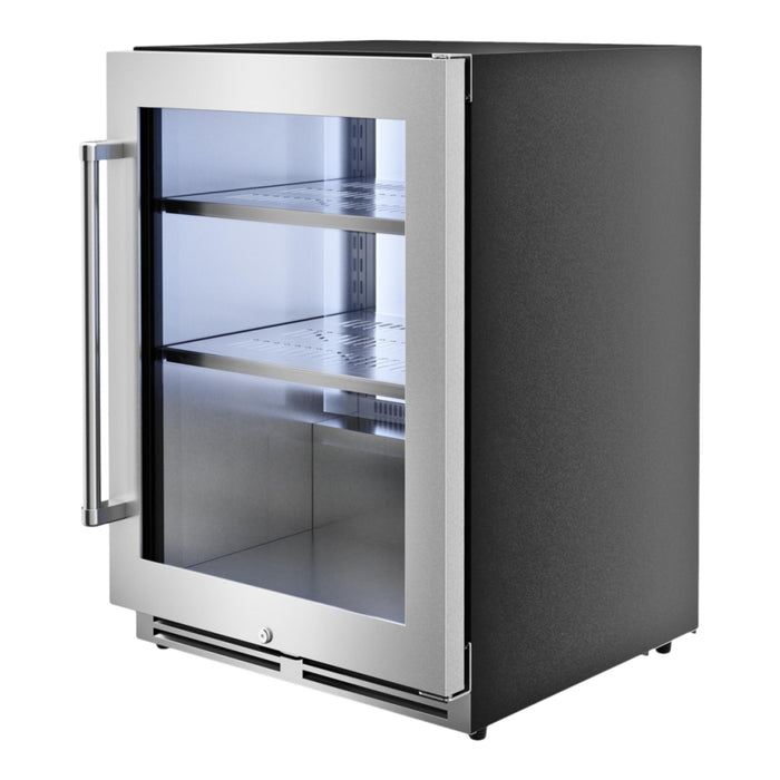 Thor Kitchen 24-Inch Stainless Steel Beverage Center with Right Hinge