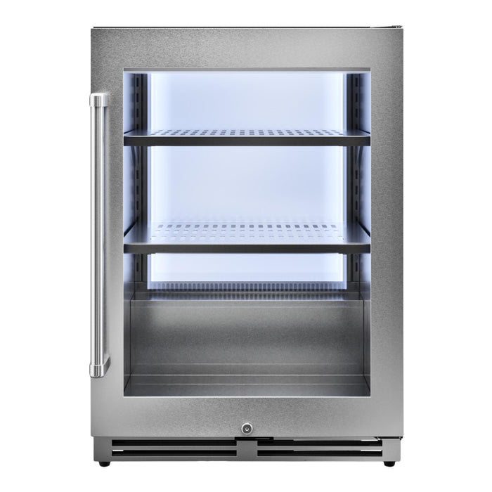 Thor Kitchen 24-Inch Stainless Steel Beverage Center with Right Hinge