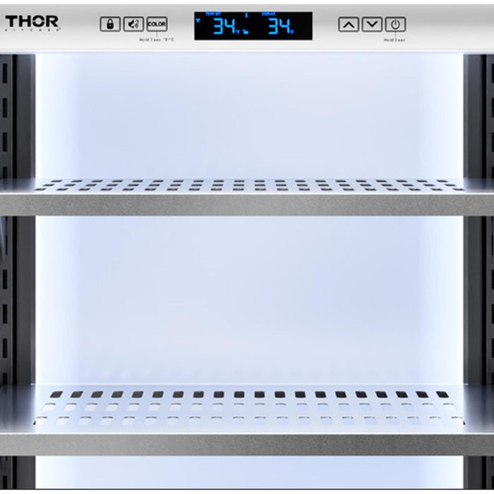 Thor Kitchen 24-Inch Stainless Steel Beverage Center with Right Hinge
