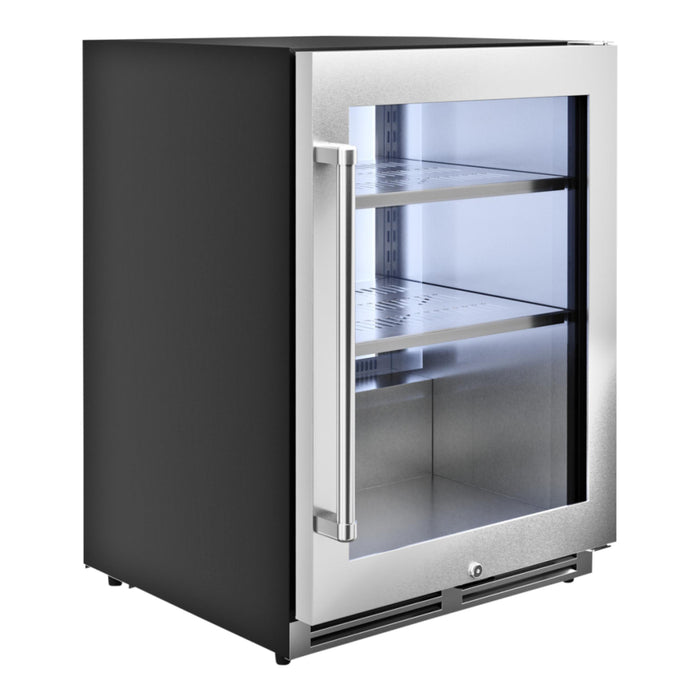 Thor Kitchen 24-Inch Stainless Steel Beverage Center with Right Hinge