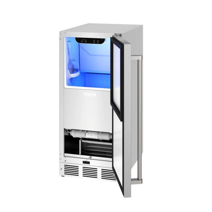 Thor Kitchen TIM1511 15 Inch Indoor/Outdoor Built-In Ice Maker