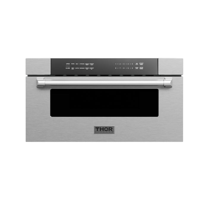 Thor Kitchen 30-Inch Stainless Steel Microwave Drawer with Pull Down Door