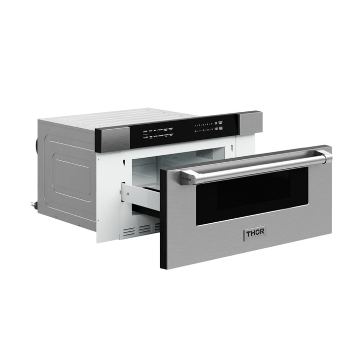 Thor Kitchen 30-Inch Stainless Steel Microwave Drawer with Pull Down Door