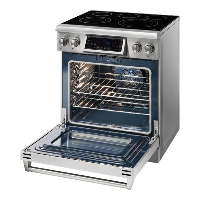 Thor Kitchen 30-Inch Stainless Steel Tilt Panel Electric Range