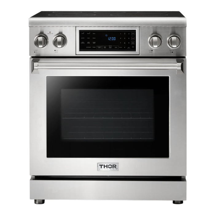 Thor Kitchen 30-Inch Stainless Steel Tilt Panel Electric Range