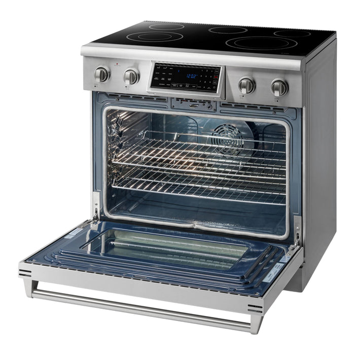 Thor Kitchen 36-Inch Stainless Steel Tilt Panel Electric Range