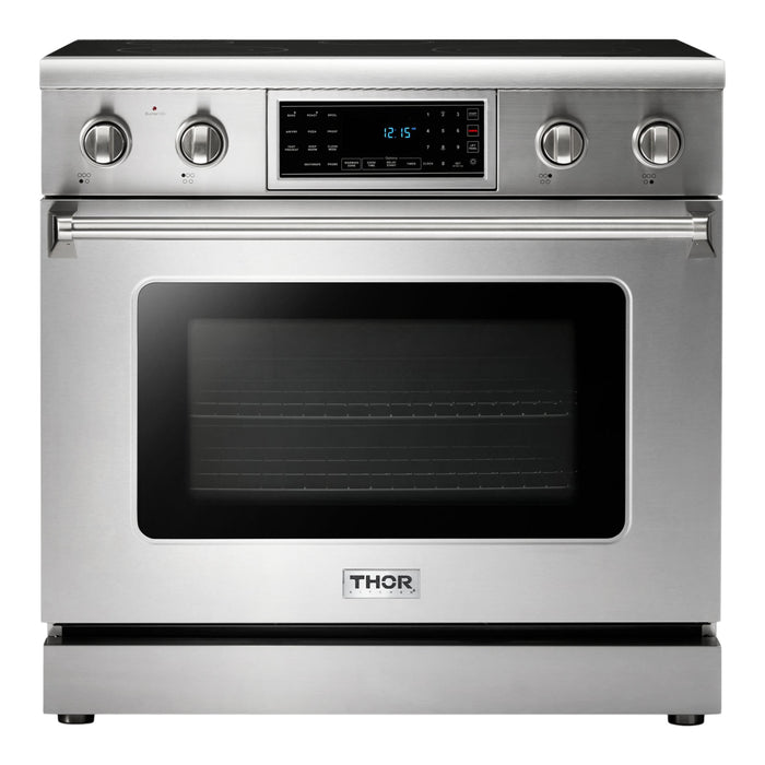 Thor Kitchen 36-Inch Stainless Steel Tilt Panel Electric Range