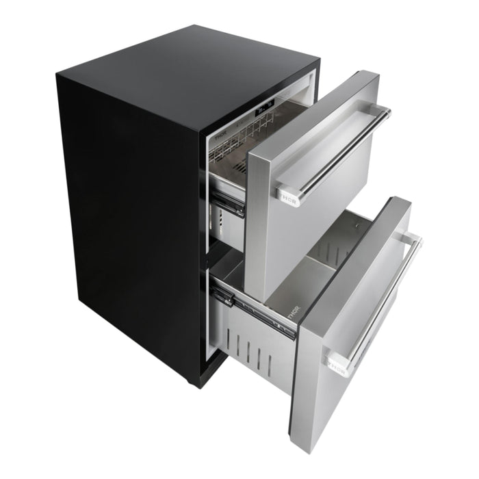 Thor Kitchen 5.4 cu.ft.  Stainless Steel Double Drawer Refrigerator