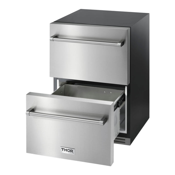 Thor Kitchen 5.4 cu.ft.  Stainless Steel Double Drawer Refrigerator