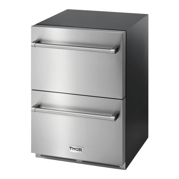 Thor Kitchen 5.4 cu.ft.  Stainless Steel Double Drawer Refrigerator