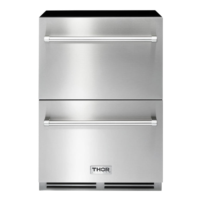 Thor Kitchen 5.4 cu.ft.  Stainless Steel Double Drawer Refrigerator