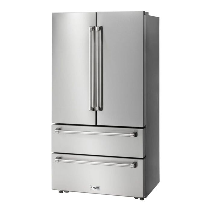 Thor Kitchen 22.5 cu.ft. Stainless Steel Counter Depth French Door Refrigerator