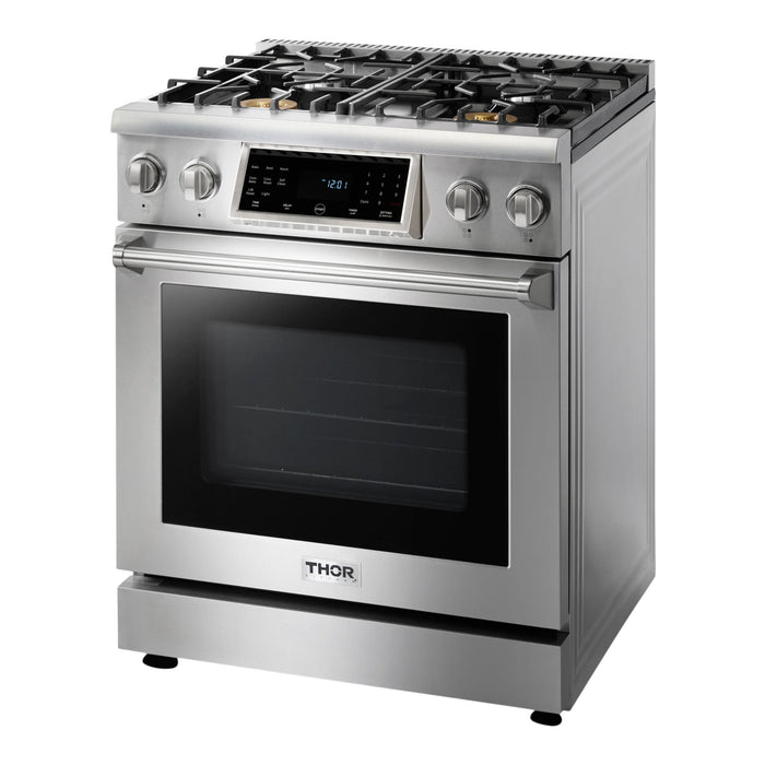 Thor Kitchen T Series 30-Inch Stainless Steel Tilt Panel Gas Range