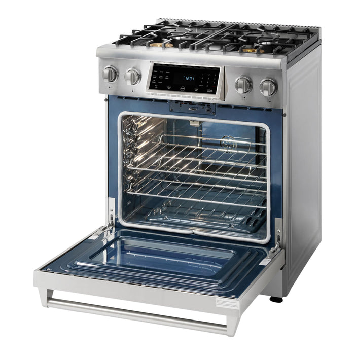 Thor Kitchen T Series 30-Inch Stainless Steel Tilt Panel Gas Range