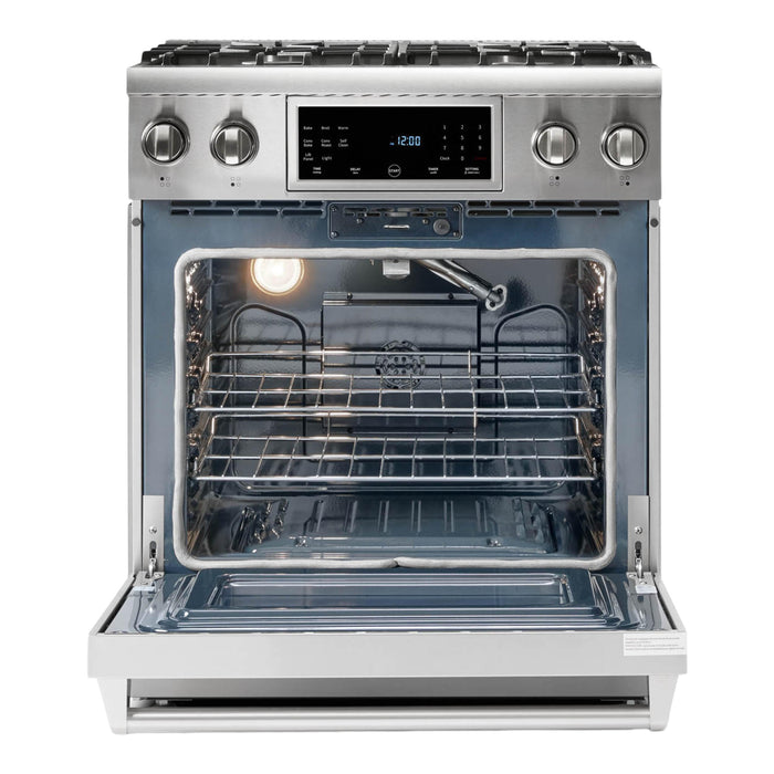 Thor Kitchen T Series 30-Inch Stainless Steel Tilt Panel Gas Range