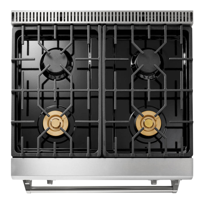 Thor Kitchen T Series 30-Inch Stainless Steel Tilt Panel Gas Range