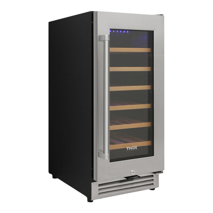Thor Kitchen 15-Inch Stainless Steel Single Zone Wine Cooler