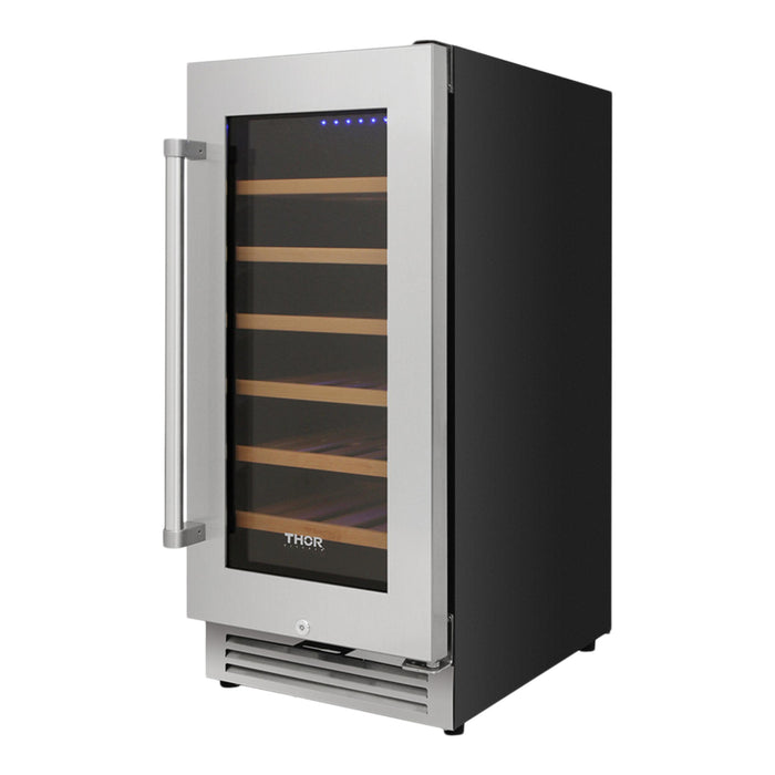 Thor Kitchen 15-Inch Stainless Steel Single Zone Wine Cooler