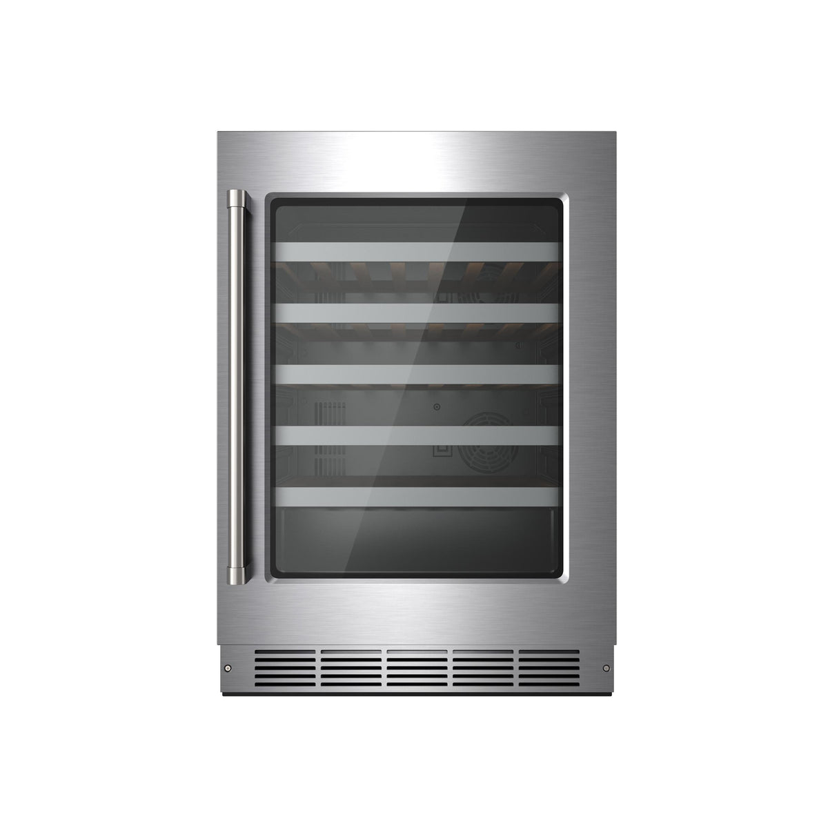 Thor Kitchen TWC24US 24 Inch Single Zone Wine Cooler, 46 Bottle Capaci ...