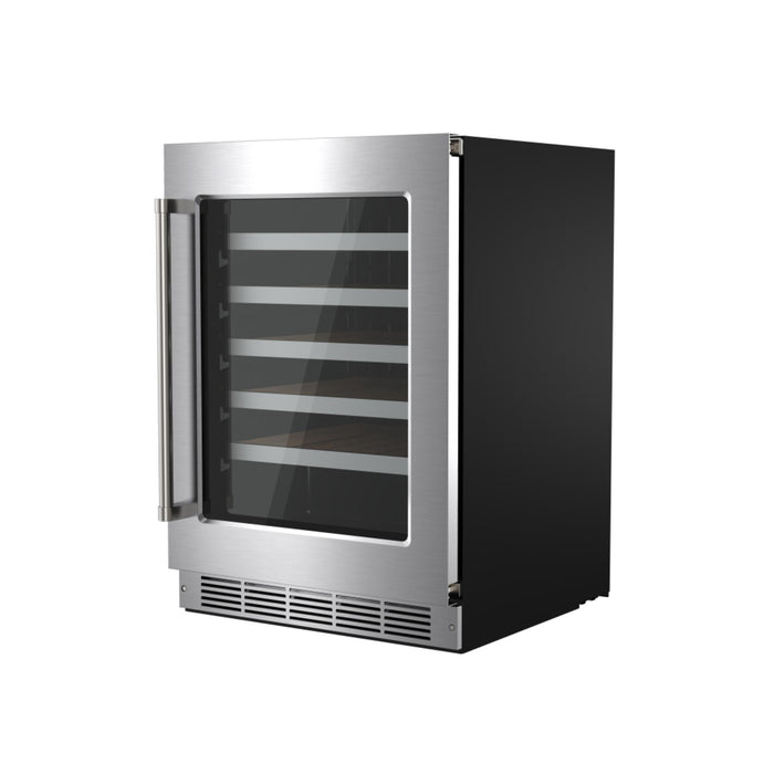 Thor Kitchen TWC24US 24 Inch Single Zone Wine Cooler, 46 Bottle Capacity