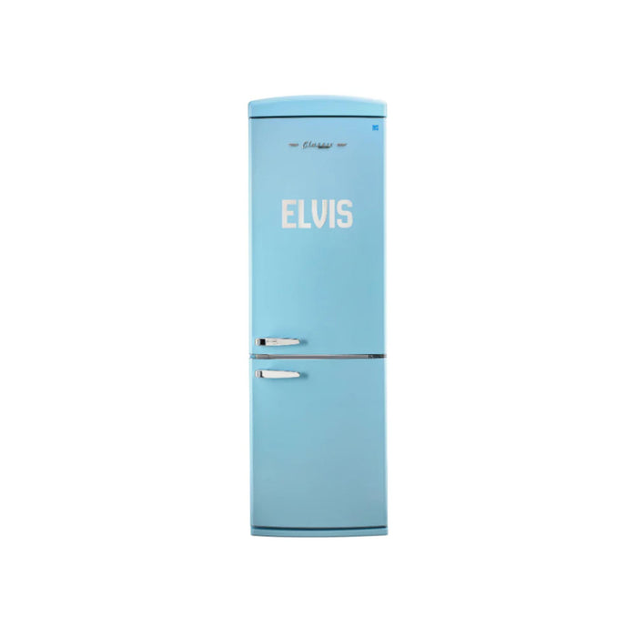 Unique Elvis Classic Retro 12 Cu. Ft. Bottom Mount Refrigerator – Presley Classic Blue