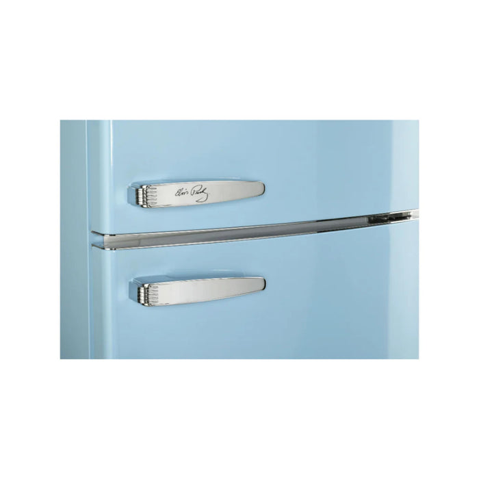 Unique Elvis Classic Retro 12 Cu. Ft. Bottom Mount Refrigerator – Presley Classic Blue