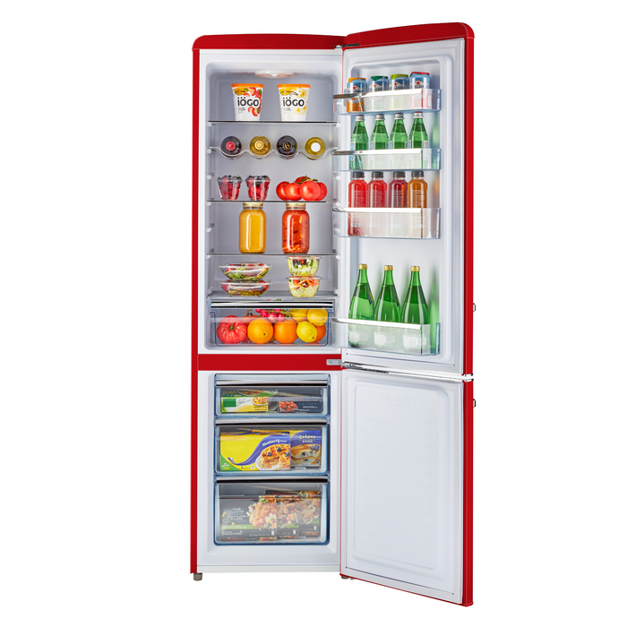 Classic Retro by Unique 9 cu.ft. Colored Retro Bottom Mount Refrigerators