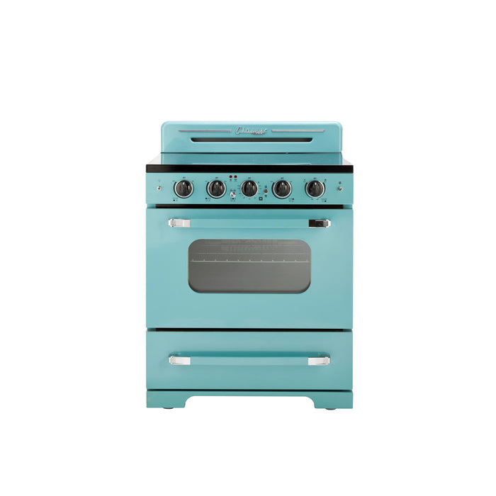 Classic Retro by Unique 30" Colored Retro Gas Convection Ranges