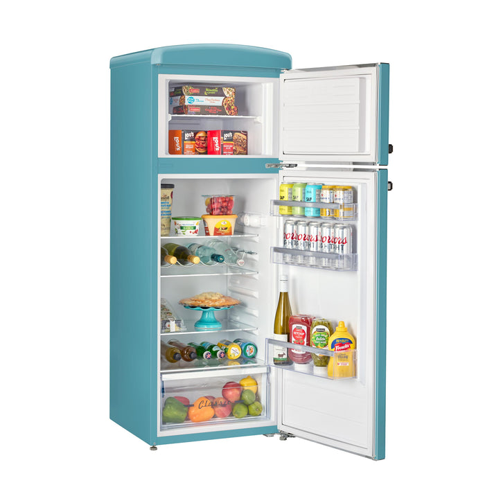 Unique Classic Retro 7.4 Cu. Ft. Top Mount Refrigerators