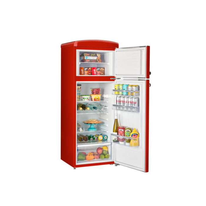 Unique Classic Retro 7.4 Cu. Ft. Top Mount Refrigerators
