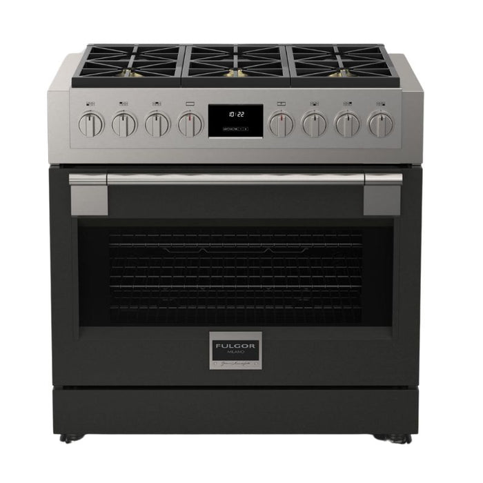 Fulgor Milano 36-Inch Pro Range Door Color Kit, Matte Grey