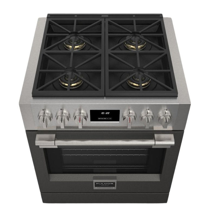 Fulgor Milano 30-Inch Pro Range Door Color Kit, Matte Grey
