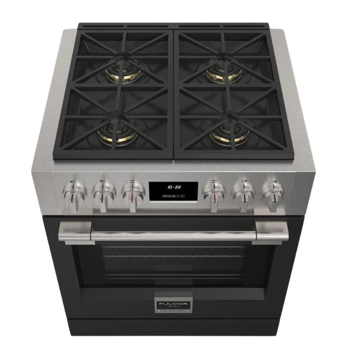 Fulgor Milano 30-Inch Pro Range Door Color Kit, Matte Black