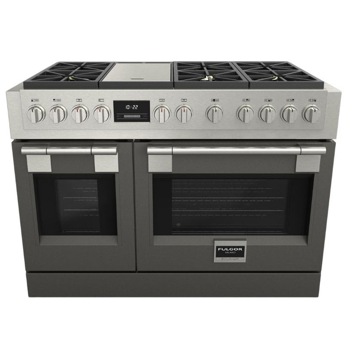 Fulgor Milano 48-Inch Pro Range Door Color Kit, Matte Grey