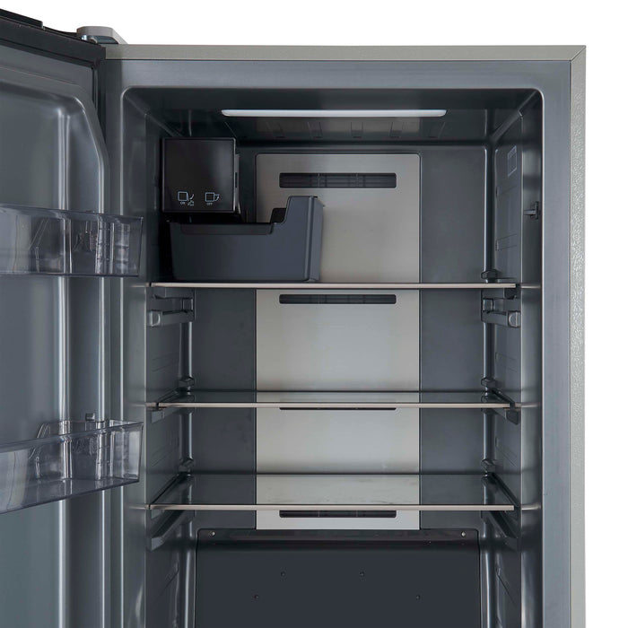 Forno Fortezza 32 Inch Left-Swing Freezer with Standard Trim Grill, Stainless Steel, with Automatic Ice Maker