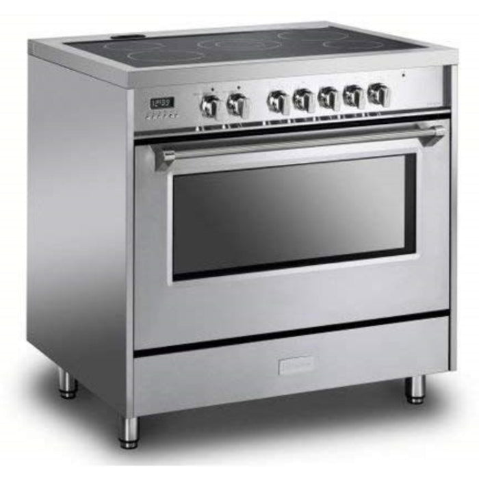 Verona 36-Inch 5.0 Cu. Ft. Colored Designer Series Freestanding Electric Range with Five Elements and True European Convection Oven