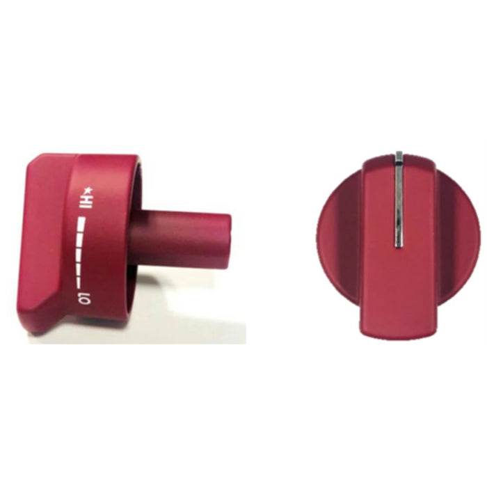 Verona Burgundy Knob Set of 7 for Designer Single Oven Induction Range Stylish and Durable Upgrade