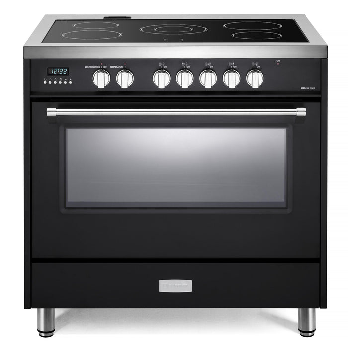 Verona 36-Inch 5.0 Cu. Ft. Colored Designer Series Freestanding Electric Range with Five Elements and True European Convection Oven