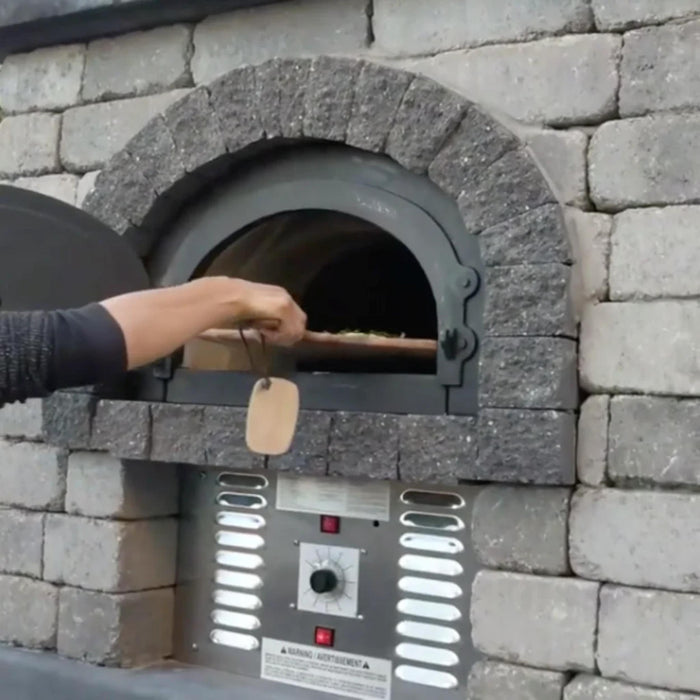 Chicago Brick Oven CBO-750 Hybrid DIY Kit Built-In Commercial Propane and Wood Fired 6-Piece Pizza Oven