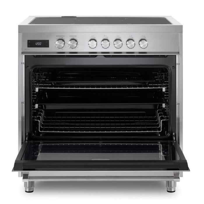 Verona Ultima 36-Inch 5.0 Cu. Ft. Colored Freestanding Induction Range with Five Cooking Zones, Dual Convection, and Air Fry