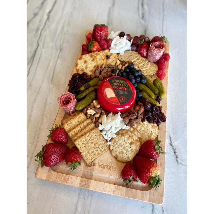 Verona Maple Cutting Board for Kitchen Countertops and Food Preparation