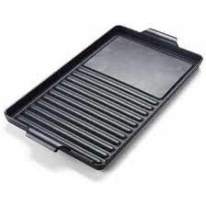 Verona Cast Iron Grill/Griddle Combo 9" x 15" Heavy-Duty, Dual-Sided Cooking