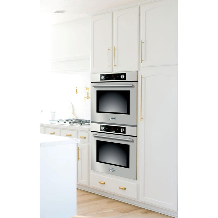 Verona 30-Inch x 24-Inch Self Cleaning Electric Wall Oven Stainless Steel with 2.8 Cu. Ft. European Convection Oven, Digital Controls and Large Capacity