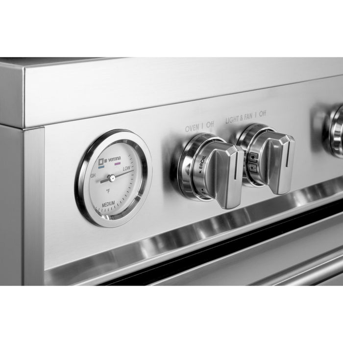 Verona 36-Inch 5.0 Cu. Ft. Colored Designer Series All Gas Range with Five Sealed Brass Burners and Convection Oven