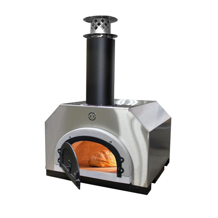 Chicago Brick Oven CBO-500 Countertop Wood Fired Pizza Oven – Stainless Steel Finish