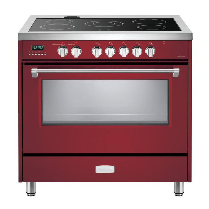 Verona 36-Inch 5.0 Cu. Ft. Colored Designer Series Freestanding Electric Range with Five Elements and True European Convection Oven